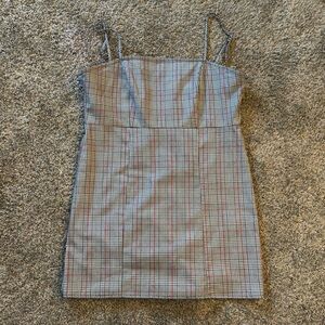 Forever 21 Plaid Woven Dress Large